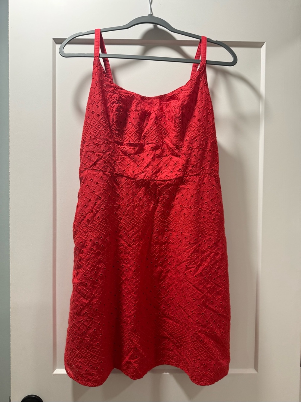 Old Navy Red Eyelet Sundress